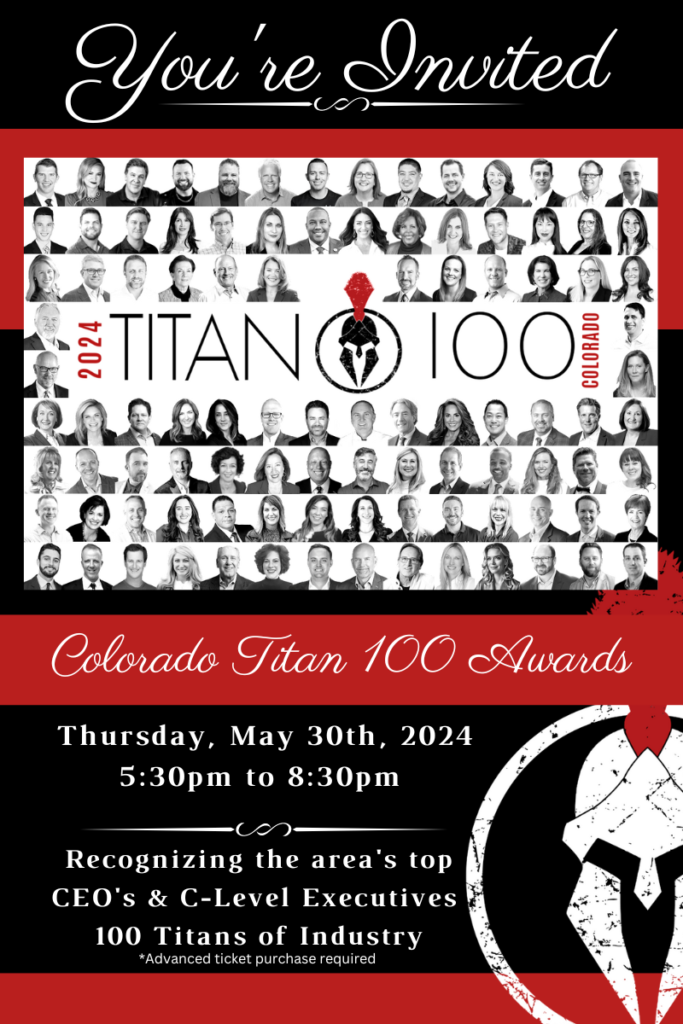 2024 Colorado Titan 100 Awards Invite
